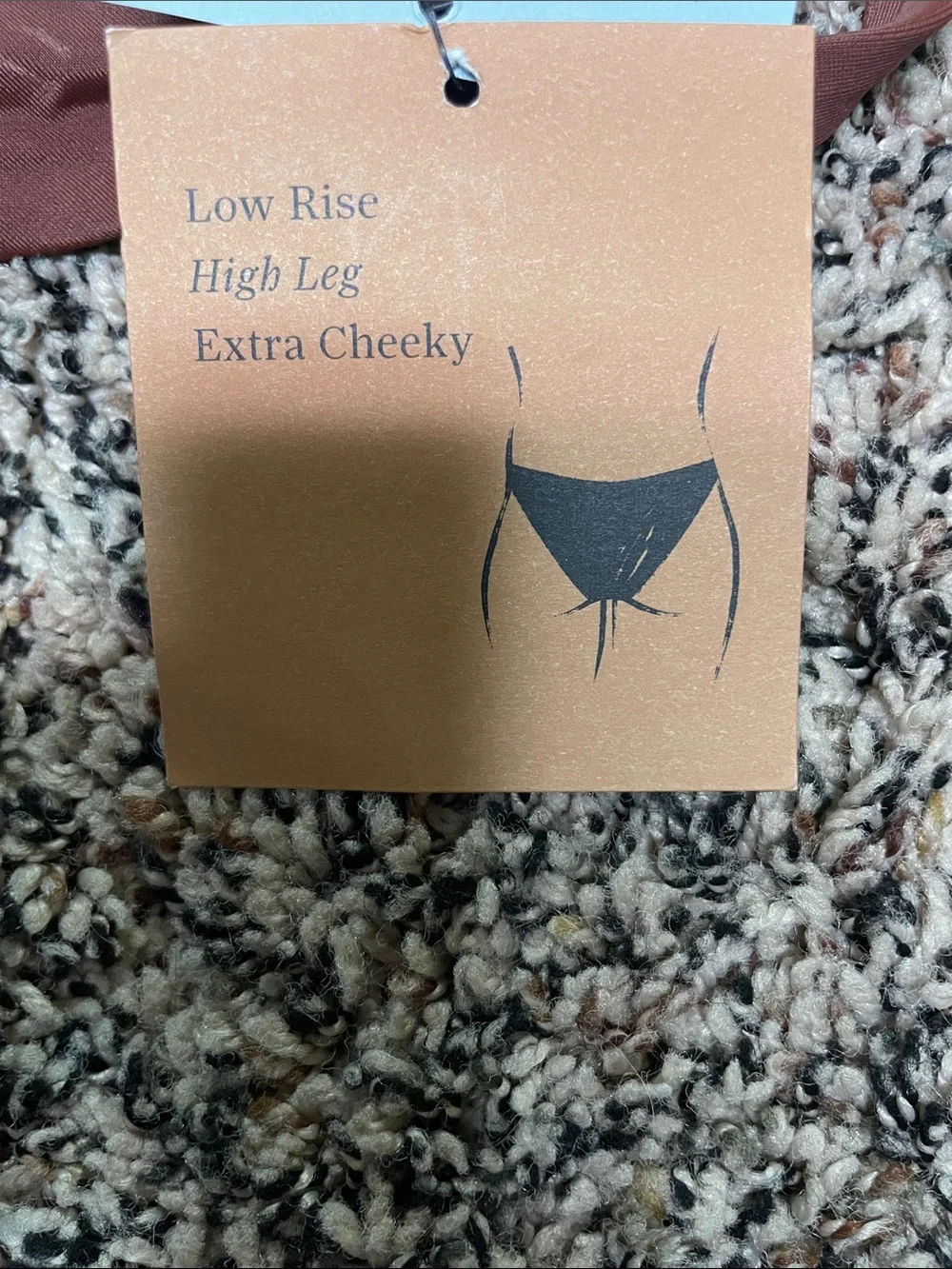 Shade & Shore Rust-Brown Bikini Bottom XL | NWT - Picture 5 of 5
